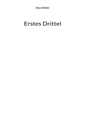 cover image of Erstes Drittel